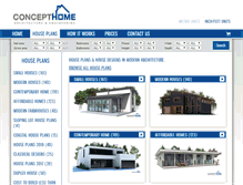 Tablet Screenshot of concepthome.com